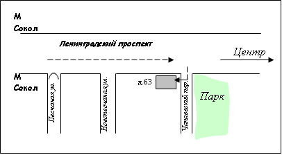 Схема проезда